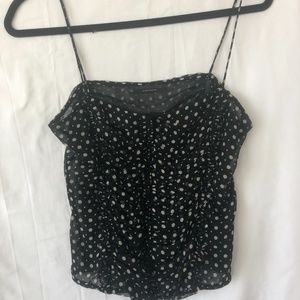 Tahari woven tank top
